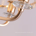 New Arrival 2-tier Modern Led Luxury K9 Crystal Ceiling Suspension Pendant Light